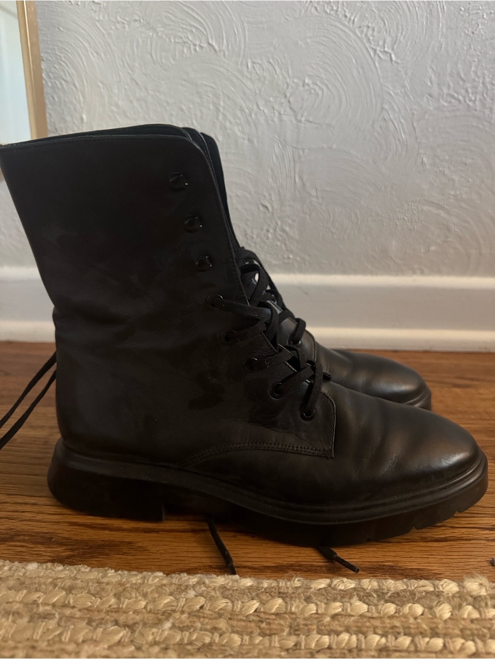 Stuart Weitzman Combat Boots